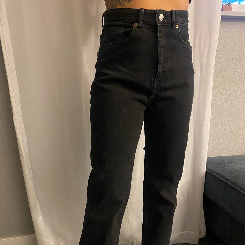 Bootcut black jeans
